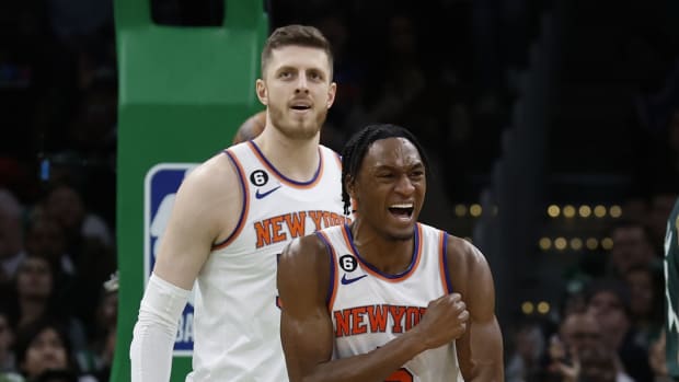 New York Knicks guard Immanuel Quickley